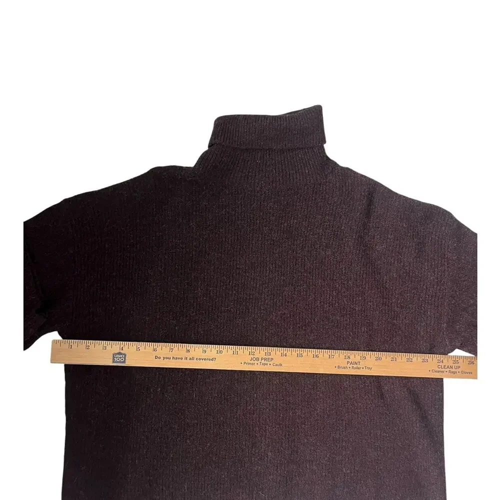 NWT Molly Bracken x La Collection Brown Ribbed Turtleneck Sweater XL Casual